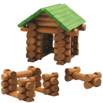 Casute modulare din lemn reconstruibile Maxim 77 piese Log Homes